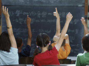 Raising Hands in Class